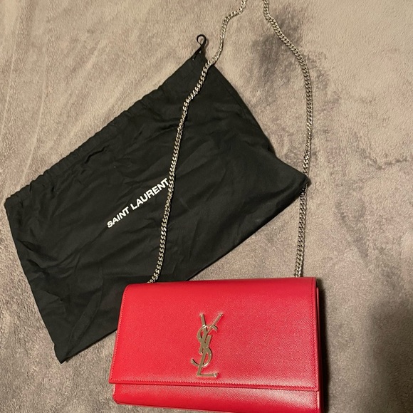 ❌SOLD❌Saint Laurent YSL Monogramme S Grain De Poudre Techno SL New Lipstick bag - Picture 1 of 5